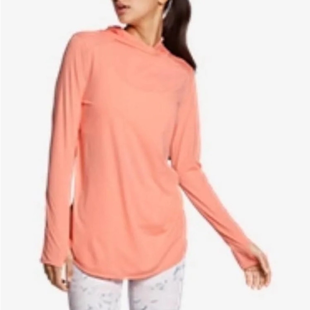 Eddie Bauer Coral/Peach Freeshade Collection Performance wear- XL
